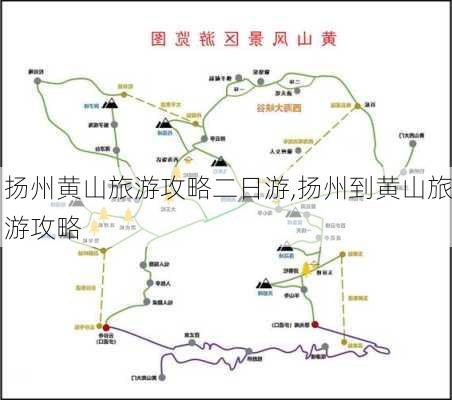 扬州黄山旅游攻略二日游,扬州到黄山旅游攻略