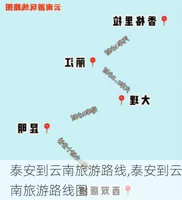 泰安到云南旅游路线,泰安到云南旅游路线图