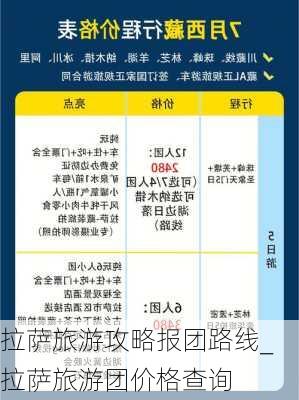 拉萨旅游攻略报团路线_拉萨旅游团价格查询