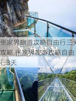 张家界旅游攻略自由行三天攻略,张家界旅游攻略自由行3天