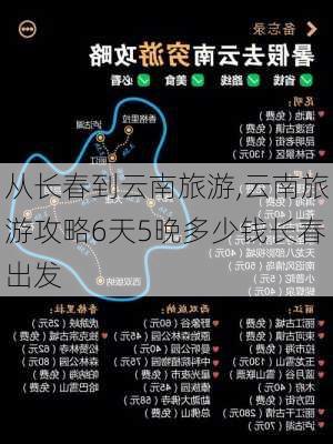 从长春到云南旅游,云南旅游攻略6天5晚多少钱长春出发