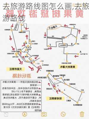 去旅游路线图怎么画,去旅游路线