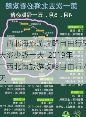 广西北海旅游攻略自由行5天多少钱一天_2019年广西北海旅游攻略自由行7天