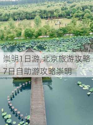 崇明1日游,北京旅游攻略7日自助游攻略崇明