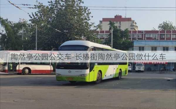 陶然亭公园公交车-长椿街陶然亭公园做什么车