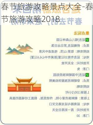 春节旅游攻略景点大全-春节旅游攻略2018