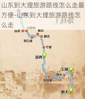 山东到大理旅游路线怎么走最方便-山东到大理旅游路线怎么走