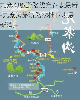 九寨沟旅游路线推荐表最新-九寨沟旅游路线推荐表最新消息