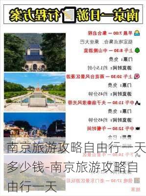 南京旅游攻略自由行一天多少钱-南京旅游攻略自由行一天