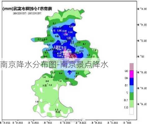 南京降水分布图-南京景点降水