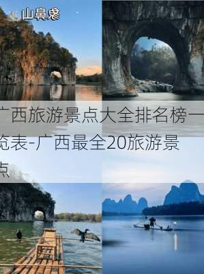 广西旅游景点大全排名榜一览表-广西最全20旅游景点