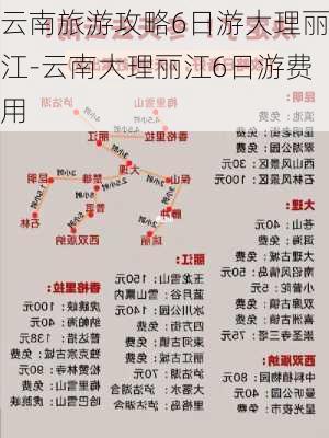 云南旅游攻略6日游大理丽江-云南大理丽江6日游费用