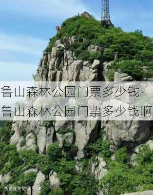 鲁山森林公园门票多少钱-鲁山森林公园门票多少钱啊