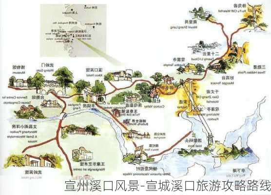 宣州溪口风景-宣城溪口旅游攻略路线