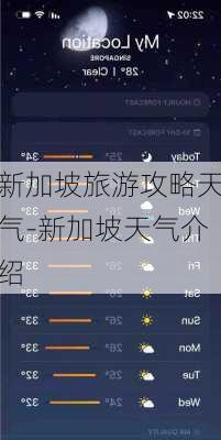 新加坡旅游攻略天气-新加坡天气介绍