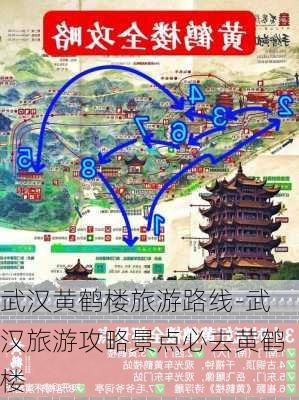 武汉黄鹤楼旅游路线-武汉旅游攻略景点必去黄鹤楼